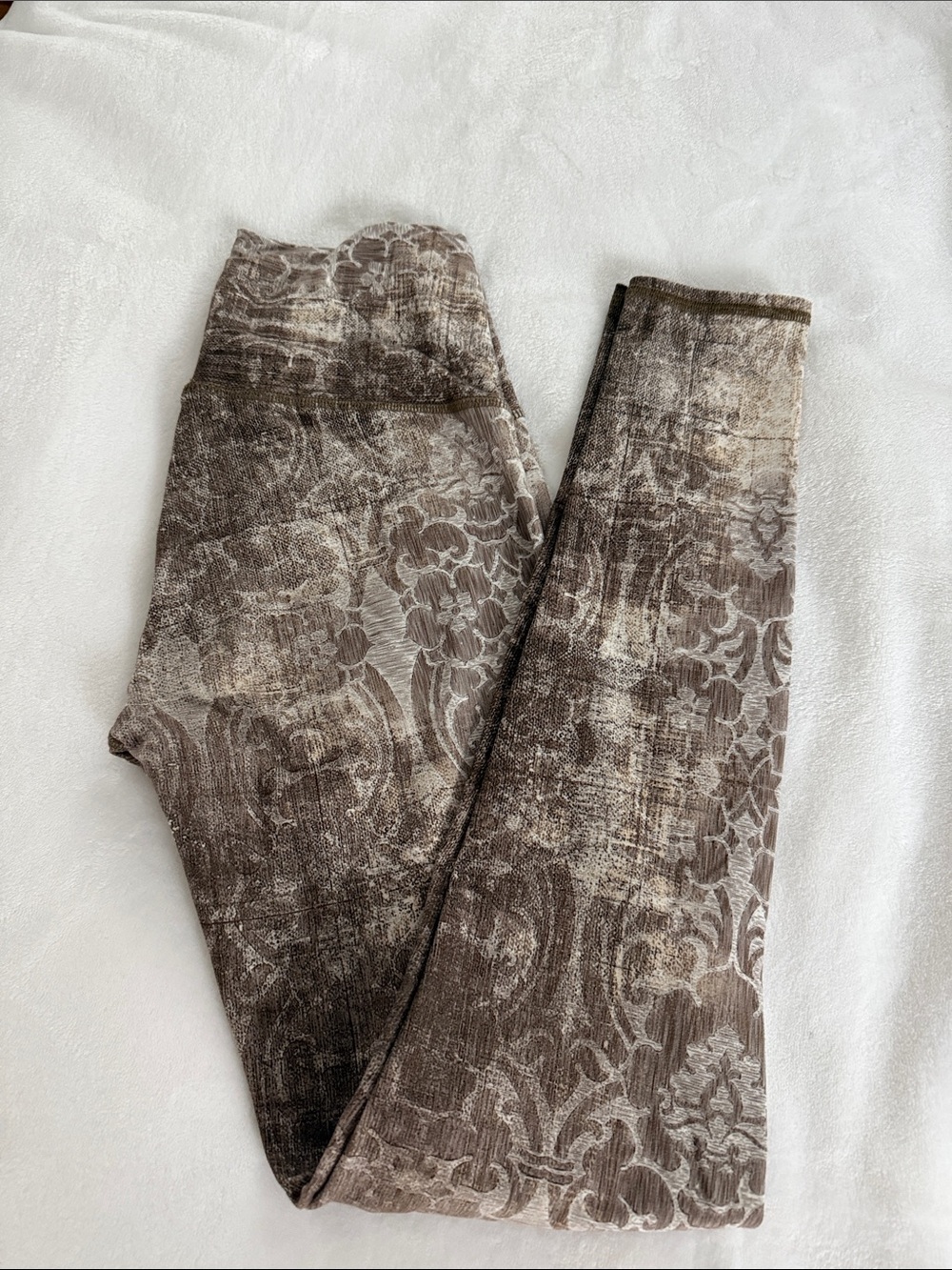 Niyama Sol Brown & Cream Patterned Leggings